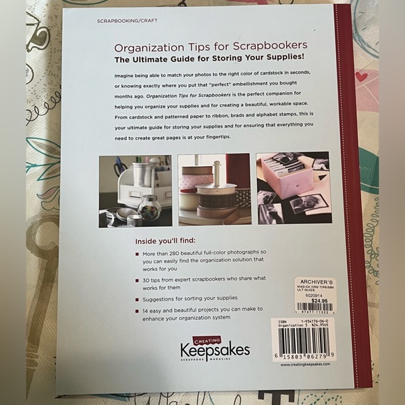 Creative Keepsakes Organizational Tips Book - Picture 10 of 11